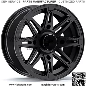 RT103 14in ATV Wheel 4x110 Rim | 14x7 | 5+2 Offset | For ATV UTV with IRS (Independent Rear Suspension), Compatible with Honda Kawasaki Yamaha Suzuki 4/110-1pc Single