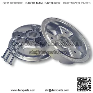 6?? ALUMINUM TRI-STAR WHEEL, 3?? WIDE WITH HARDWARE ONLY