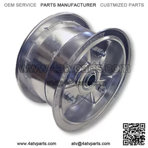 6?? ALUMINUM TRI-STAR WHEEL, 3.5?? WIDE WITH 5/8?? STANDARD BALL BEARING