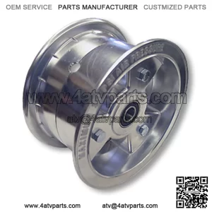 6?? ALUMINUM TRI-STAR WHEEL, 4?? WIDE WITH 3/4?? SEALED BALL BEARING