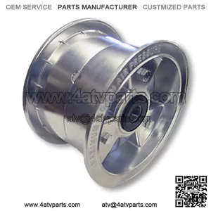 6?? ALUMINUM TRI-STAR WHEEL, 4?? WIDE WITH 3/4?? SEALED TAPERED ROLLER BEARING