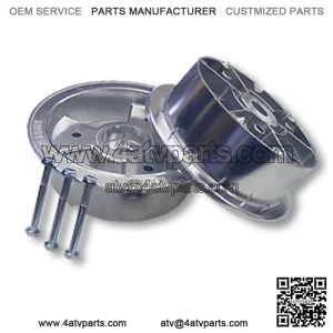 6?? ALUMINUM TRI-STAR WHEEL, 4?? WIDE WITH NUTS & BOLTS ONLY FOR TAPERED ROLLER BEARING