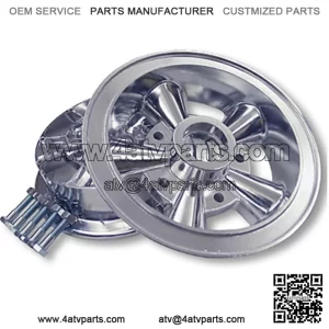 6?? ALUMINUM ASTRO WHEEL, 3?? WIDE, 2 HALVES WITH NUTS & BOLTS ONLY