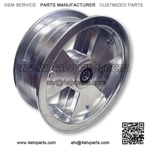 8?? ALUMINUM TRI-STAR WHEEL, 3?? WIDE WITH 5/8?? PRECISION BALL BEARING