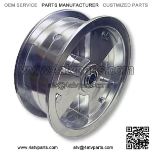 8?? ALUMINUM TRI-STAR WHEEL, 3?? WIDE WITH 3/4?? STANDARD BALL BEARING