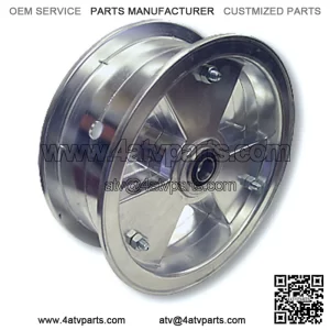 8?? ALUMINUM TRI-STAR WHEEL, 3?? WIDE WITH 3/4?? SEALED BALL BEARING