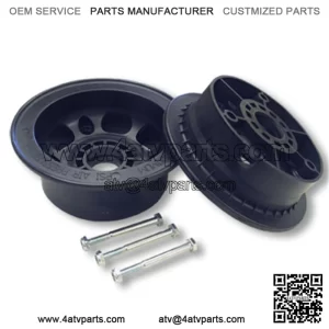 5?? WHEEL, 3.5?? WIDE FOR 1-3/8?? OD BALL BEARINGS, 2 HALVES WITH NUTS & BOLTS ONLY