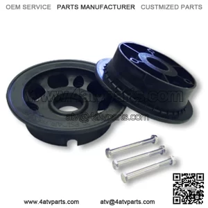 5?? WHEEL, 3?? WIDE FOR 1-5/8?? OD BALL BEARINGS, 2 HALVES WITH NUTS & BOLTS ONLY