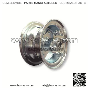5?? WHEEL, STEEL, ASSEMBLY with 5/8?? BB Flanged Hub with Bolts, 4-1/4?? Wide