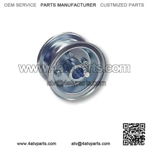 4?? WHEEL, STEEL,  ASSEMBLY with 1?? Live Axle Hub, 2 piece Rim, 2-3/4?? Wide