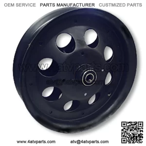 10?? STEEL WHEEL, BLACK OXIDE WITH 5/8?? ID PRECISON BEARINGS