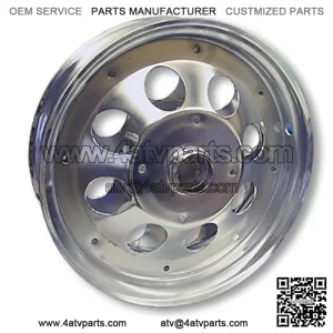 10?? STEEL WHEEL, CHROME PLATED LESS BEARINGS