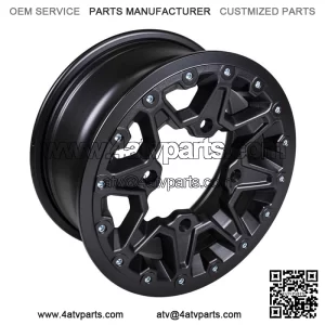 Can-Am 705401678 OEM Black 12" Front Rim 2016 - 2017 Maverick 1000 Max (For: Can-Am Maverick X3 Max R)