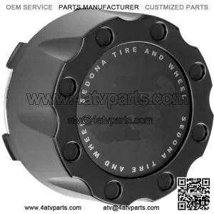 WHEEL CAP - BLACK FITS ALL SPYDER BADLANDS PART# CP-A8-110B-S NEW (For: More than one vehicle)