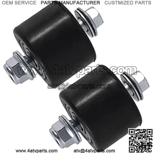 Black Lower Chain Roller Guide Set Compatible with Yamaha YFZ 350 Banshee 1987-2006,2 PCS (8mm)