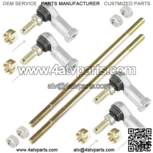 2 Tie Rod Sets for Honda TRX420FE TRX420FM Rancher Es 2007-2013