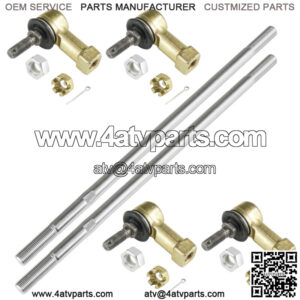 2 Tie Rod Sets for Honda TRX450R TRX450ER 2006 2007 2008 2009 2012 2013 2014