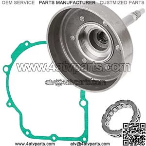 Wet Clutch Drum W/Bearing Compatible with Yamaha 660 Yxr-660Fa 4X4 2004 2005 2006 2007