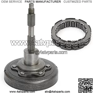 ATV Wet Clutch Cover Clutch Drum Shaft + Bearing for Arctic Cat ATV 350 400 425 450 500 2010-2021, for KYMCO MXU400