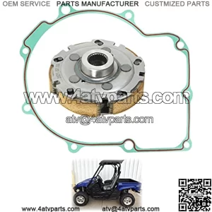 Wet Clutch Pad Shoe & gasket Replacement for Yamaha Grizzly/660 YXR660FA 4x4