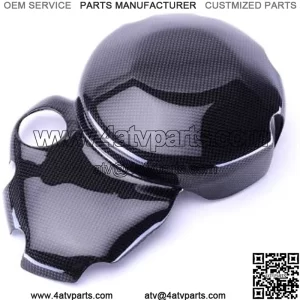 CBDU-MUL12-CLC Black Carbon Fiber Wet Clutch Cover for Multistrada 1200 Monster 796