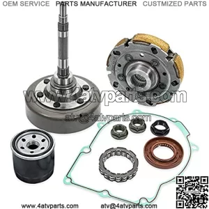 Clutch Kits Assembly with Clutch bearing,filter,Drum, compatible with UTV 500/700, ATV 500/700 HS700,MSU500, Bennche Coleman Powersports Qlink Supermach