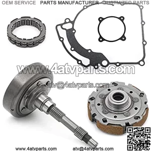 Wet Clutch Cover + Shoe Carrier Assembly + Bearing + Gaskets for CFMoto 800 HL Models (2012-2020), for CForce UForce ZForce 800, for 800 U8/X8/Z8 Engine, for CF800