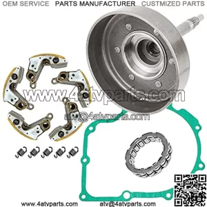 Wet Clutch Drum Compatible with Yamaha 660 Yfm660F 4X4 2002 2003 2004 2005 2006 2007 2008
