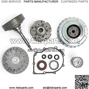 For UTV 500 700 Clutch Primary Fixed Sheave/Primary Dry Clutch Sheave Assy/Clutch Cover Housing/Pad Shoe/Bearing/Gasket/Flange Nut/Oil Seal/Oil Filter kit