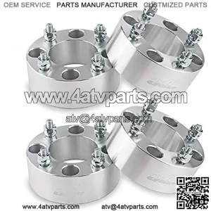 4x110 ATV Wheel Spacers 2 inch with 10??1.25 Studs, Wheel Spacer Adapters 74mm Hub Bore, Compatible with Honda, Suzuki, Yamaha, Bombardier(Read Listing for Year Model Info), 4 Pack