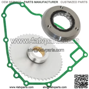 Starter Clutch Idler Gear Gasket Set For Kawasaki Bayou 300 KLF300 C 4X4 89-2004 (Fits: Kawasaki)