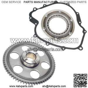 Starter Clutch & Gear Idler & Gasket for Yamaha Rhino 660 YXR660 4X4 2004-2007