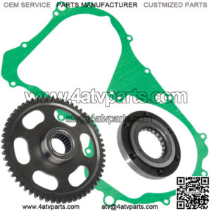 Starter Clutch Sprag Idler Gear W/Gasket For Suzuki LT-F4WDx King Quad 300 91-98