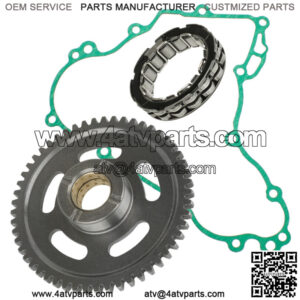 Starter Clutch Sprag Idler Gear W/Gasket For Kawasaki KFX450R KSF450B 2008-14