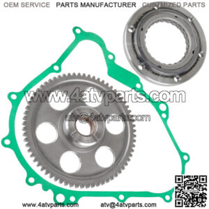 Starter Clutch Gear Idler One-Way Gaske Kit for Yamaha Rhino 450 YXR450F 2006-09