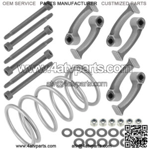 6x Clutch Weights Centrifugal Lever Set w/Spring for Can-Am Renegade T3 650 (For: Can-Am)