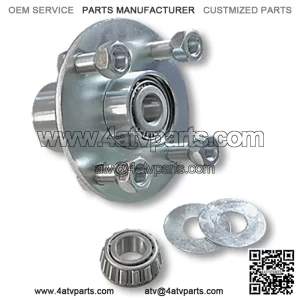 ADAPTER HUB, ZINC PLATED STEEL, WITH 3/4?? ID TAPERED ROLLER BEARING