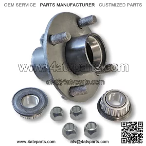 ADAPTER HUB, BLACK OXIDE PLATED STEEL, WITH 3/4?? ID SEALED TAPERED ROLLER BEARING