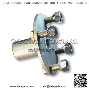 ADAPTER HUB, ZINC PLATED STEEL, WITH 1/4?? KEYWAY FOR 1?? LIVE AXLE (STEPPED)