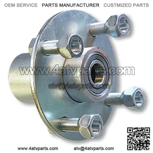 ADAPTER HUB, ZINC PLATED STEEL, WITH 5/8?? ID SEALED PRECISION BALL BEARING