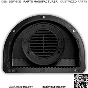 RV ATV Cargo Trailer Side Air Vent Black