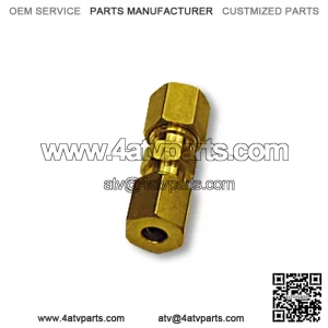 FULL UNION BRASS FITTING, 3/16?? TUBE TO 3/16?? TUBE N.P.T.
