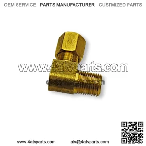 MALE ADAPTER ELBOW BRASS FITTING, 3/16?? TUBE TO 1/8?? N.P.T.