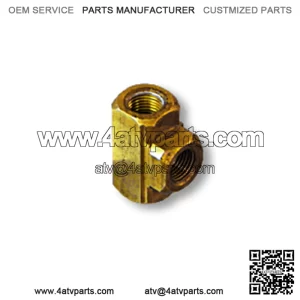 T-FITTING, BRASS, FEMALE, 1/8?? TUBE N.P.T.
