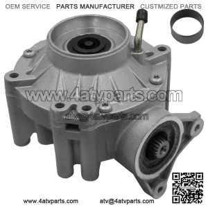 Complete Rear Differential Gear Case For Can-Am Outlander 800 800R 2006-2011 Natural color of aluminum alloy