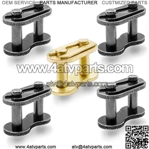 #420 Chain master link 4 PC,420 drive chain master link Gold 1 PC-420 Master Connector for Dirt Bike Pit ATV Quad Buggy- 420 connecting link BY Epromiseparts