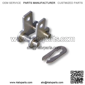 CONNECTING LINK FOR #40 CHAIN WITH M-1 ATTACHMENT, STAINLESS STEEL