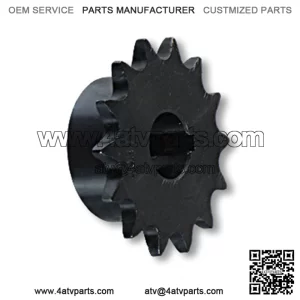 SPROCKET ?C ??B?? TYPE, STEEL, #40/41 CHAIN, 3/4?? BORE, 3/16?? KEYWAY, 5/16-18 SET SCREW, 14 TOOTH