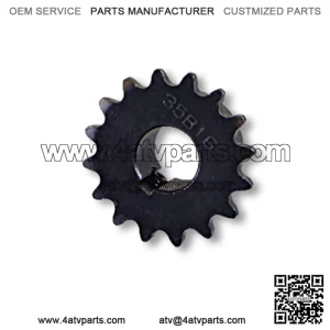 SPROCKET ?C ??B?? TYPE, STEEL, #35 CHAIN, 3/4?? BORE, 3/16?? KEYWAY, 5/16-18 SET SCREW, 16 TOOTH