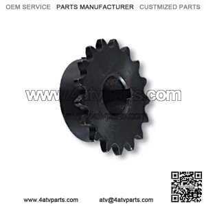 SPROCKET ?C ??B?? TYPE, STEEL, #35 CHAIN, 3/4?? BORE, 3/16?? KEYWAY, 5/16-18 SET SCREW, 17 TOOTH